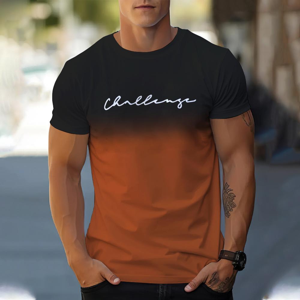Summer Fashion Short Sleeve T-Shirt 3D Print Tee