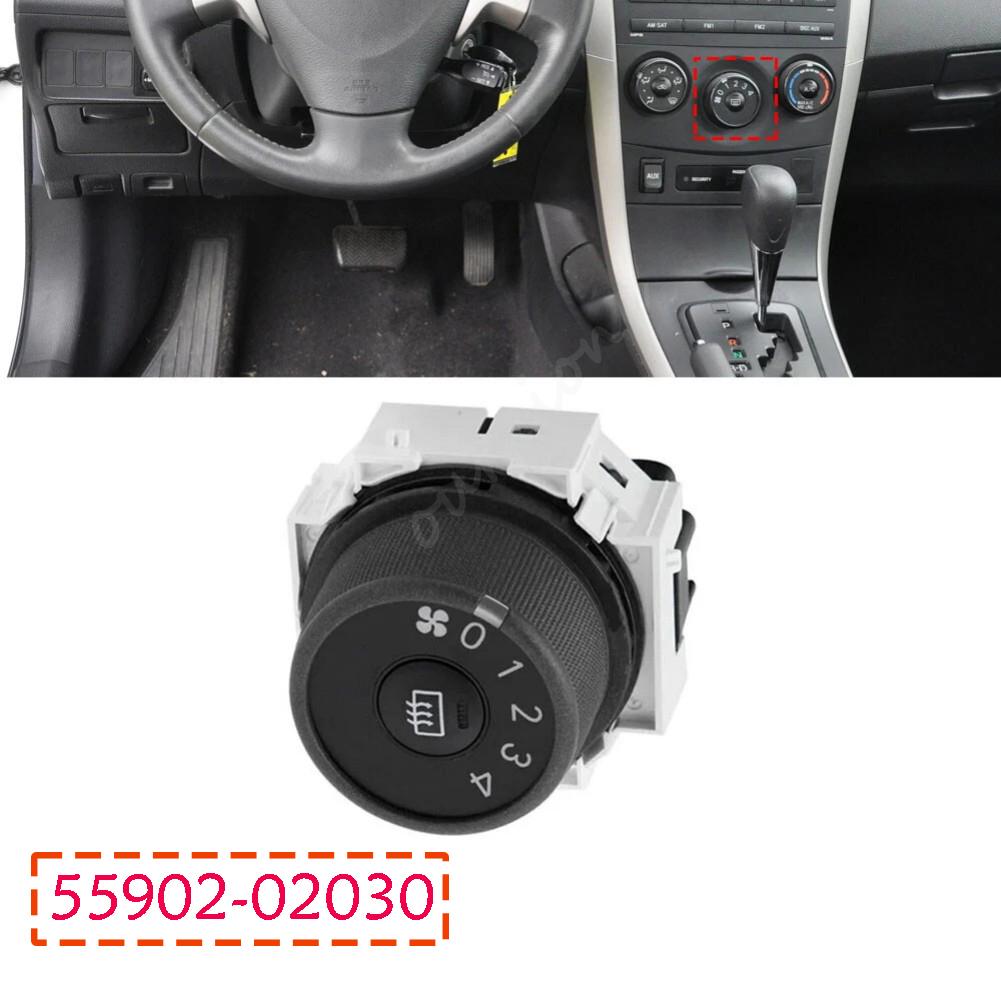 55902-02030 55901-75D357 55903-02091 55903-12100 Для Toyota Corolla Matrix 2009 2010 Панель кондиционера Ручка Скорость Обогрев Переключатель управления CQ1293