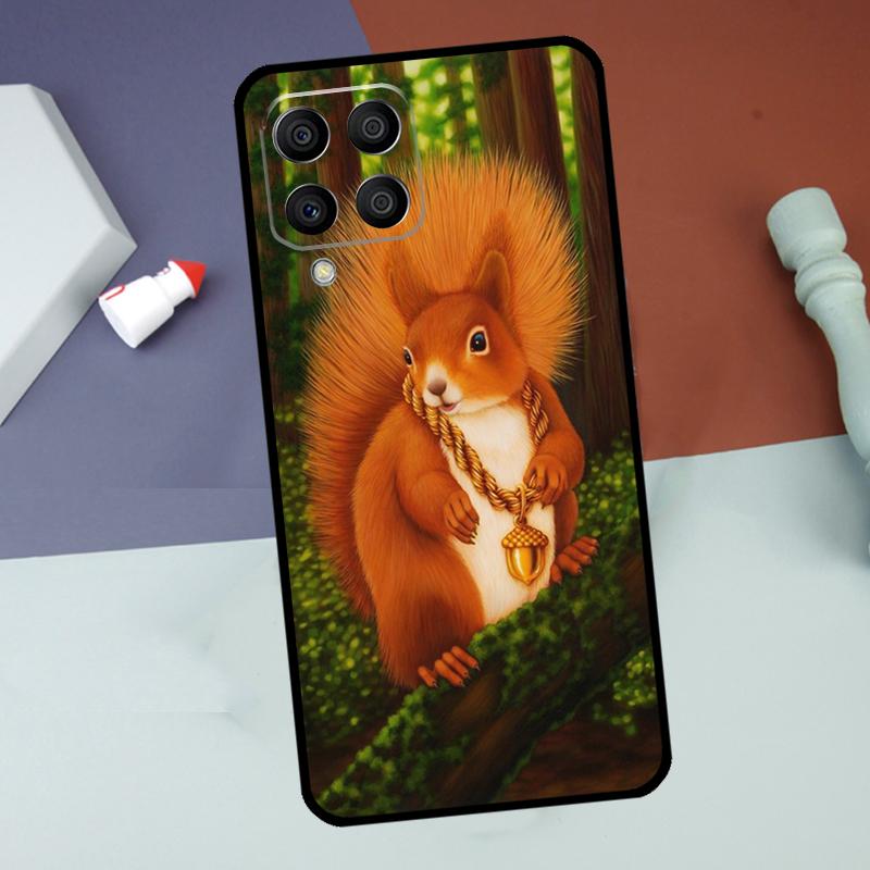 Cartoon Squirrel For Samsung Galaxy M14 M34 M54 M15 M35 M55 M13 M23 M33 M53 M31 M51 M20 M12 M52 M06 M16 Case