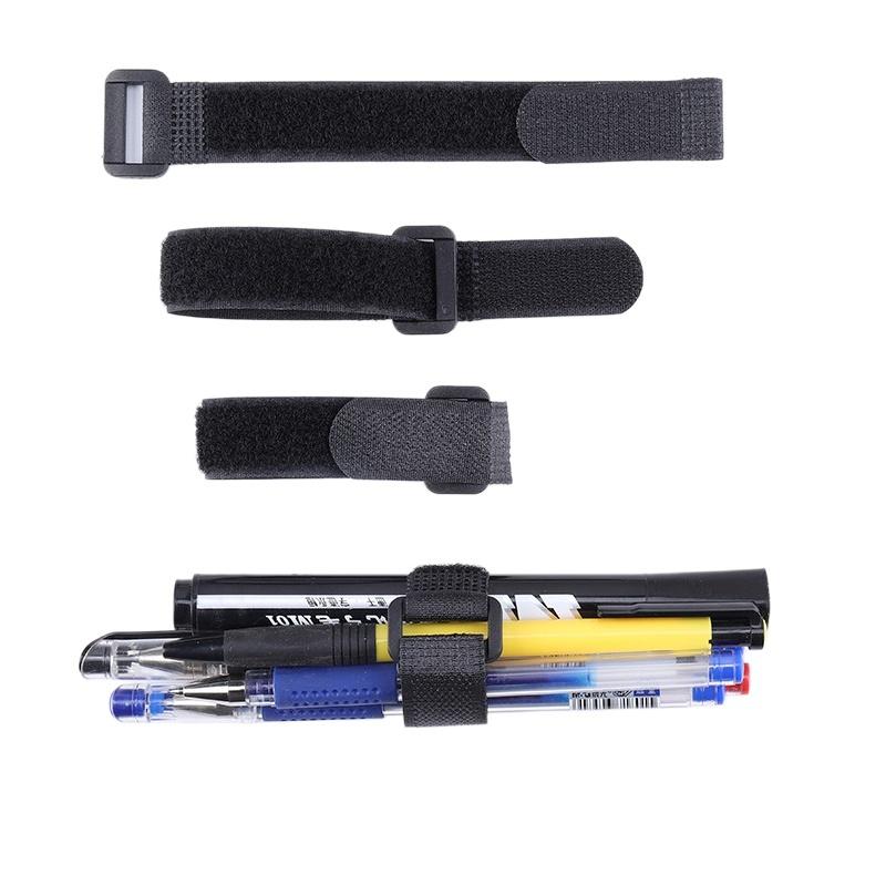 10Pcs Adjustable Nylon Zip Ties Heavy Duty Hook and Loop Fasteners Reusable Tie-downs for Home Travel Cable Organizing Storage