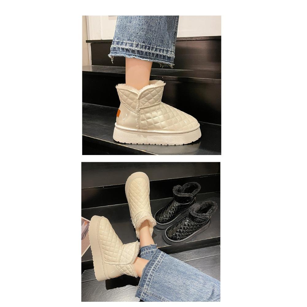 Winter Waterproof and Plush Thick Soled Snow Boots for Women