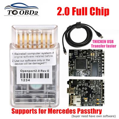 A + Tactrix Openport 2,0 ECU Chip Tuning Tool Voll Chip Open Port ECU Flash OBD2 Stecker Für Mercedes für Benz Multi-Marke