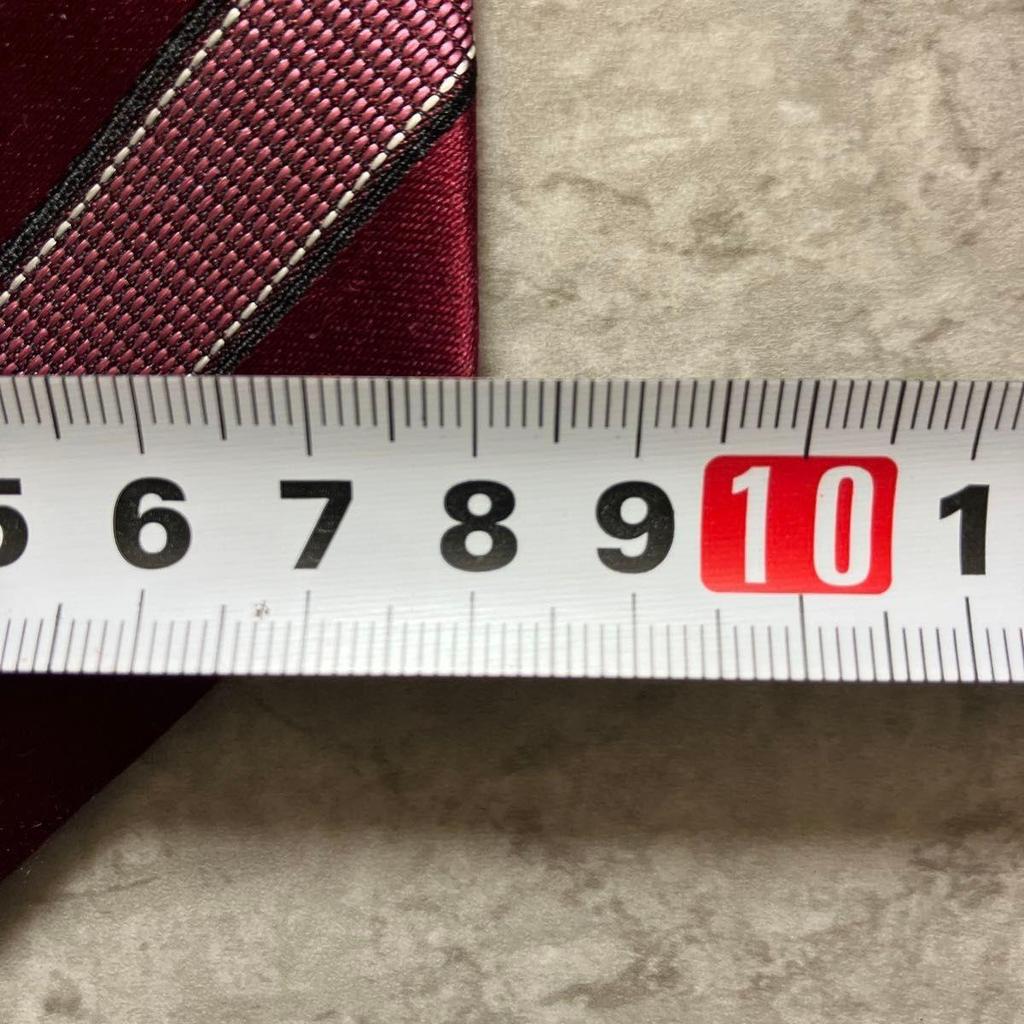 Used Weekend limited special priceGood condition Paul Smith Paul Smith tie Bordeaux wine red burgundy stripe lining dot pattern silk made in Japan