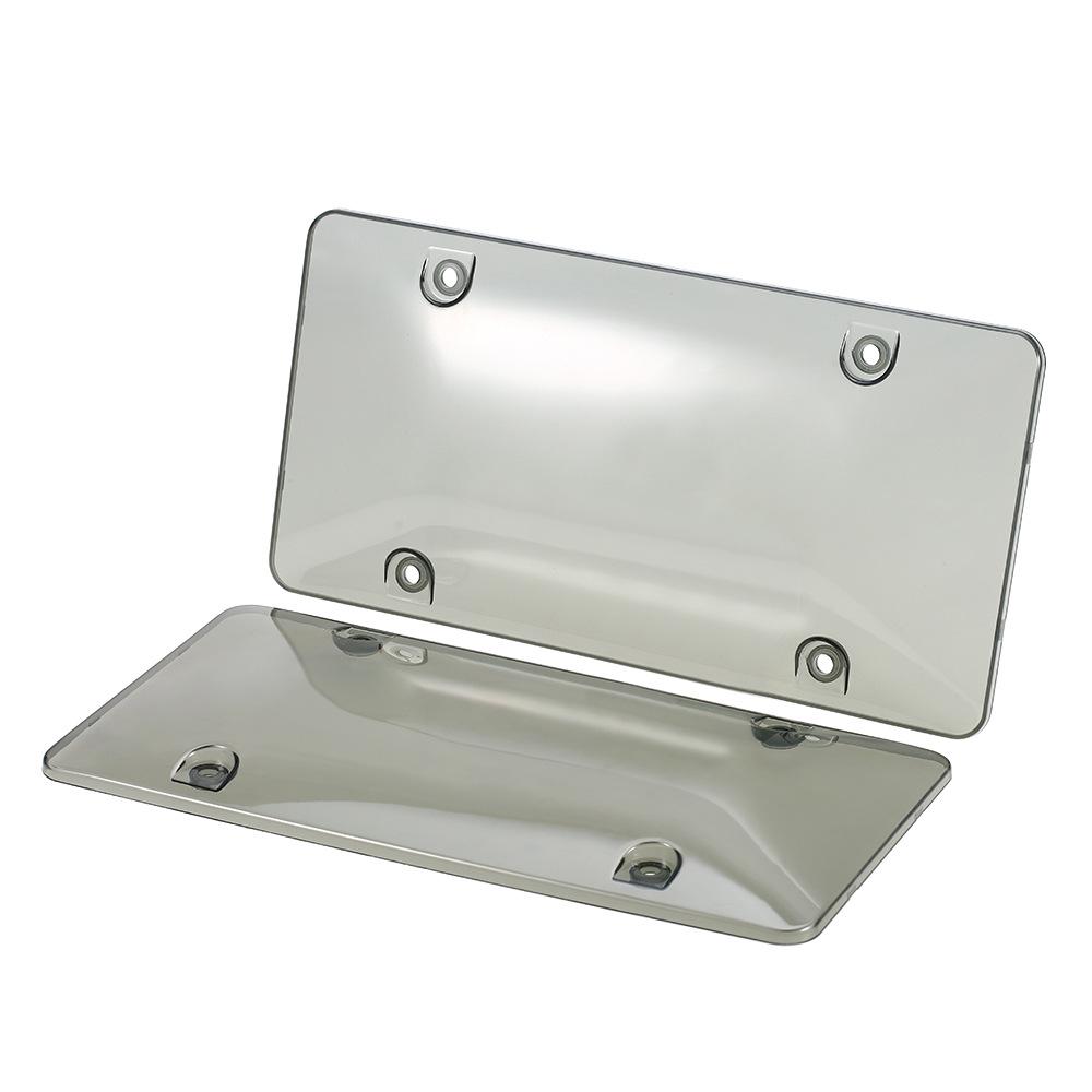 

Convex 2-Piece Transparent UV-Resistant Car License Plate Frame for USA/Canada