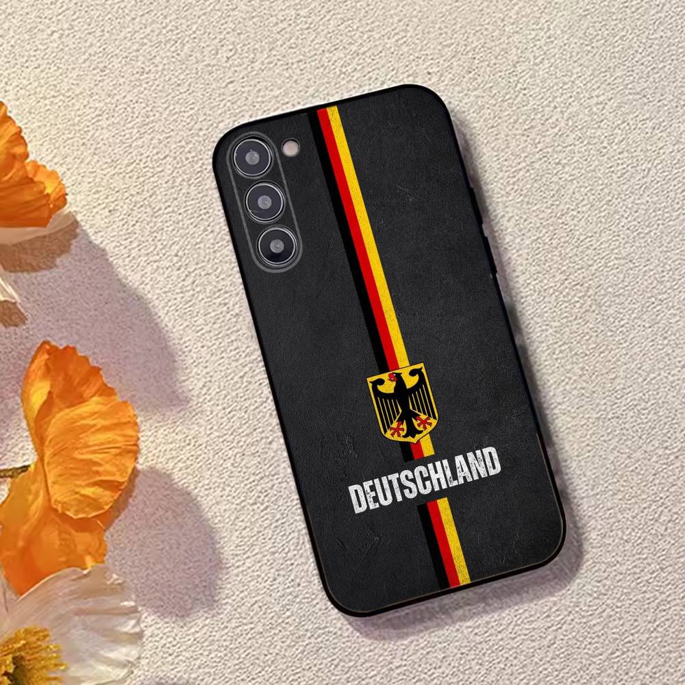 Soccer Support G-Germany Phone Case For Samsung Galaxy A73,A72,A71,A70,A53,A52,A51,Others Soft Black Cover