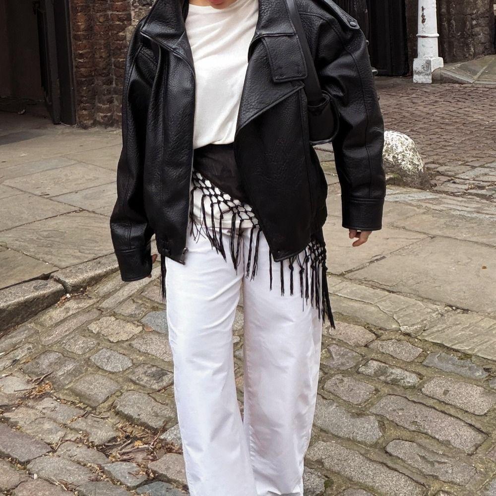 Breathable Fringed Shawl Soft Solid Scarf New Waist Scarf  Jeans Decoration