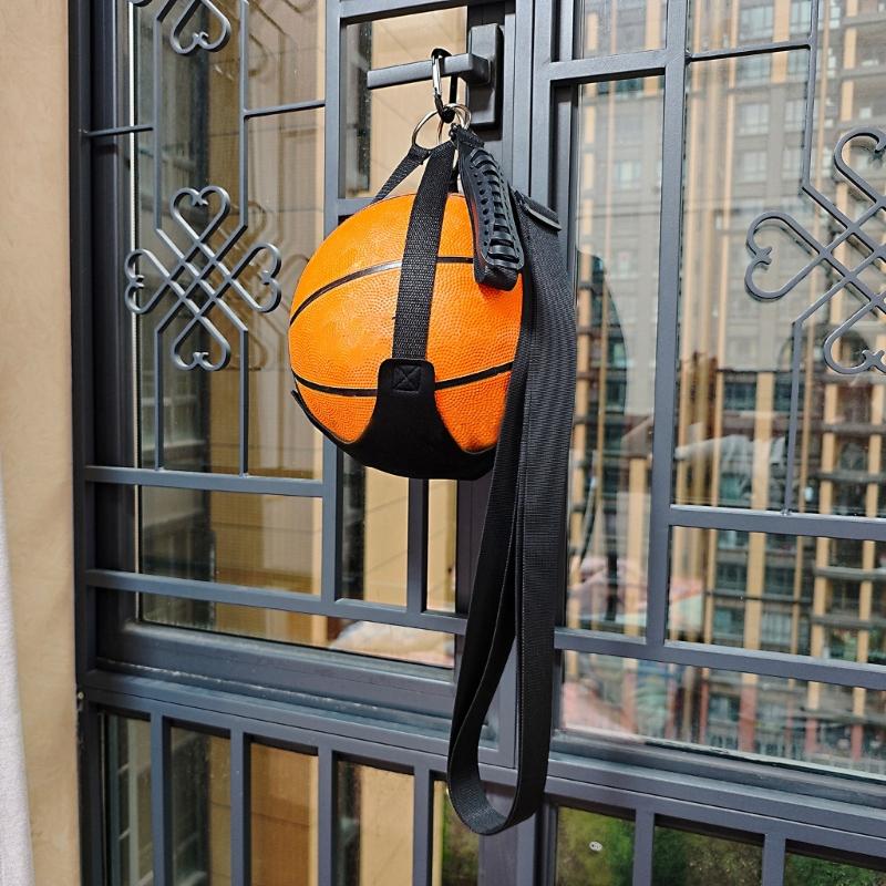Cinghia Porta Pallone da Calcio e Basket da Portare per Allenamento Gioco per Esterno Interno Calcio da Strada Basket Pallavolo