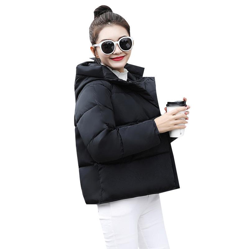 Women's Short Cotton-padded Clothes, New Winter Hooded Loose Down Cotton Clothes, Small Bread Clothes, and Jackets Are Trendy.