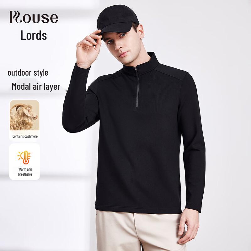 Cashmere & Modal Stand-up Collar Pullover Sweatshirt 56