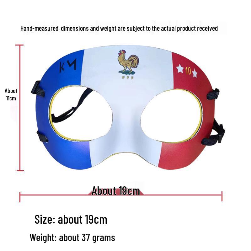 

Спортивная маска-протектор для носа и лица в стиле Мбаппе для футбола и баскетбола One Size