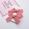 2 Pieces of Children's Hair Clip with Bowknot, Suitable for Little Girls and Primary School Students, Plaid Pattern Hair Accesso