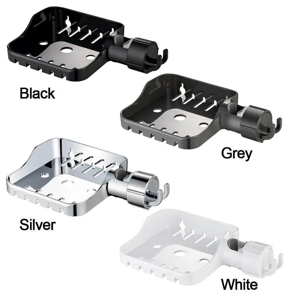 Portable Plastic Shower Rod Holder with Hook Adjustable Lift Rod Storage Rack Shampoo Stand Shelf Bathroom Accessories