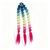 Lantern Braid Long Bubble Ponytail Wig - Fashionable Women's Street Style