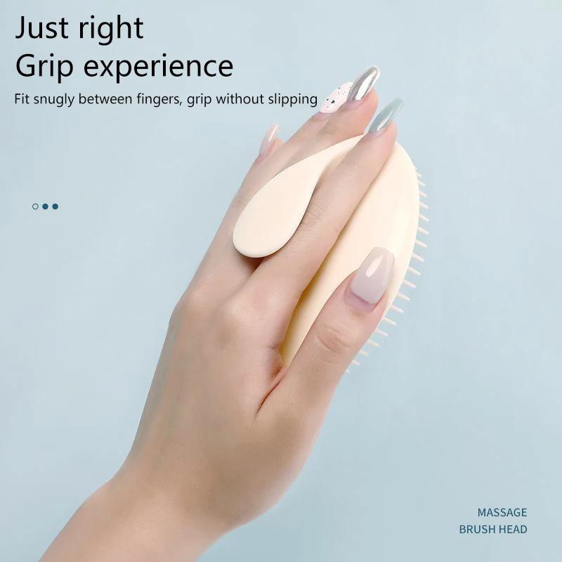 Shampoo Comb Hair Brush Scalp Meridian Unblocking Hair Bathroom Washing Head Hair Cleaning Tools Massage Comb
