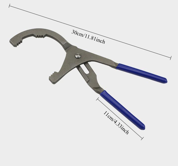 Adjustable Oil Filter Wrench 9 12 Inch Clamp Type Oil Filter Removal Tool Pliers Oil Filter Wrench Automotive Parts Tools