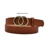 Unique Waist Chain Hot Buckle Leopard Print Chain Cowgirl Belt for Women Proms Club Party for Jeans Dresses