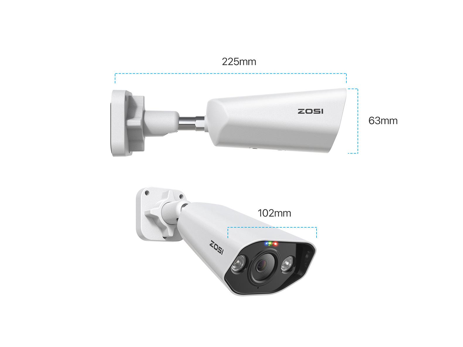 

4K HD POE Зовнішня камера з круговим оглядом та комплектом для розумного віддаленого моніторингу