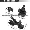 Toyota Windshield Washer Nozzle Connector Set - 4 Pieces (85381-12300)