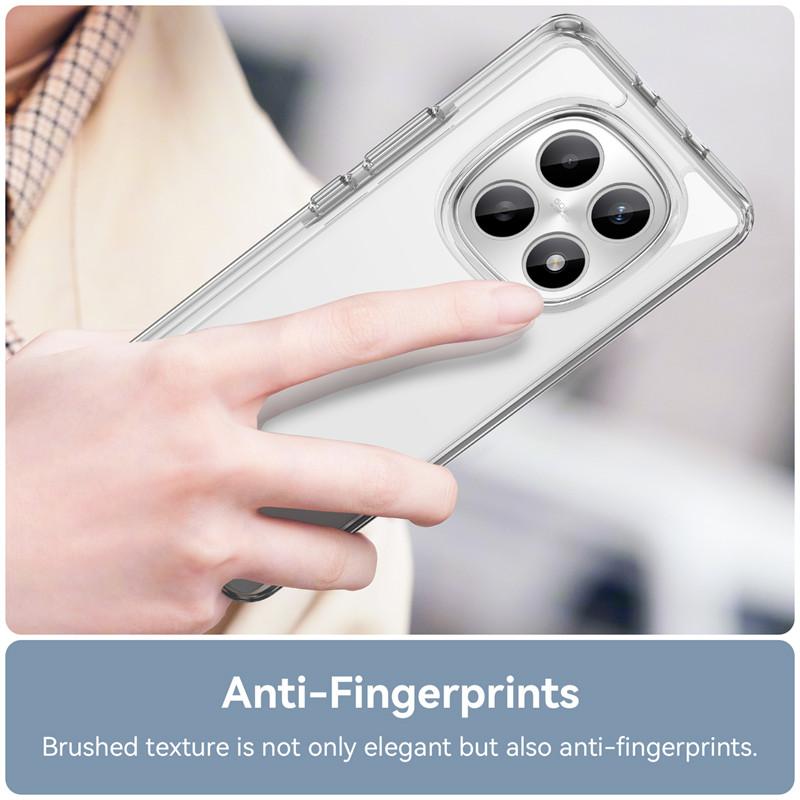 For Xiaomi Redmi Note 15 5G China Case Xiaomi Redmi Note 15 5G China Cover Clear PC + Silicone Shockproof Protective Phone Cover