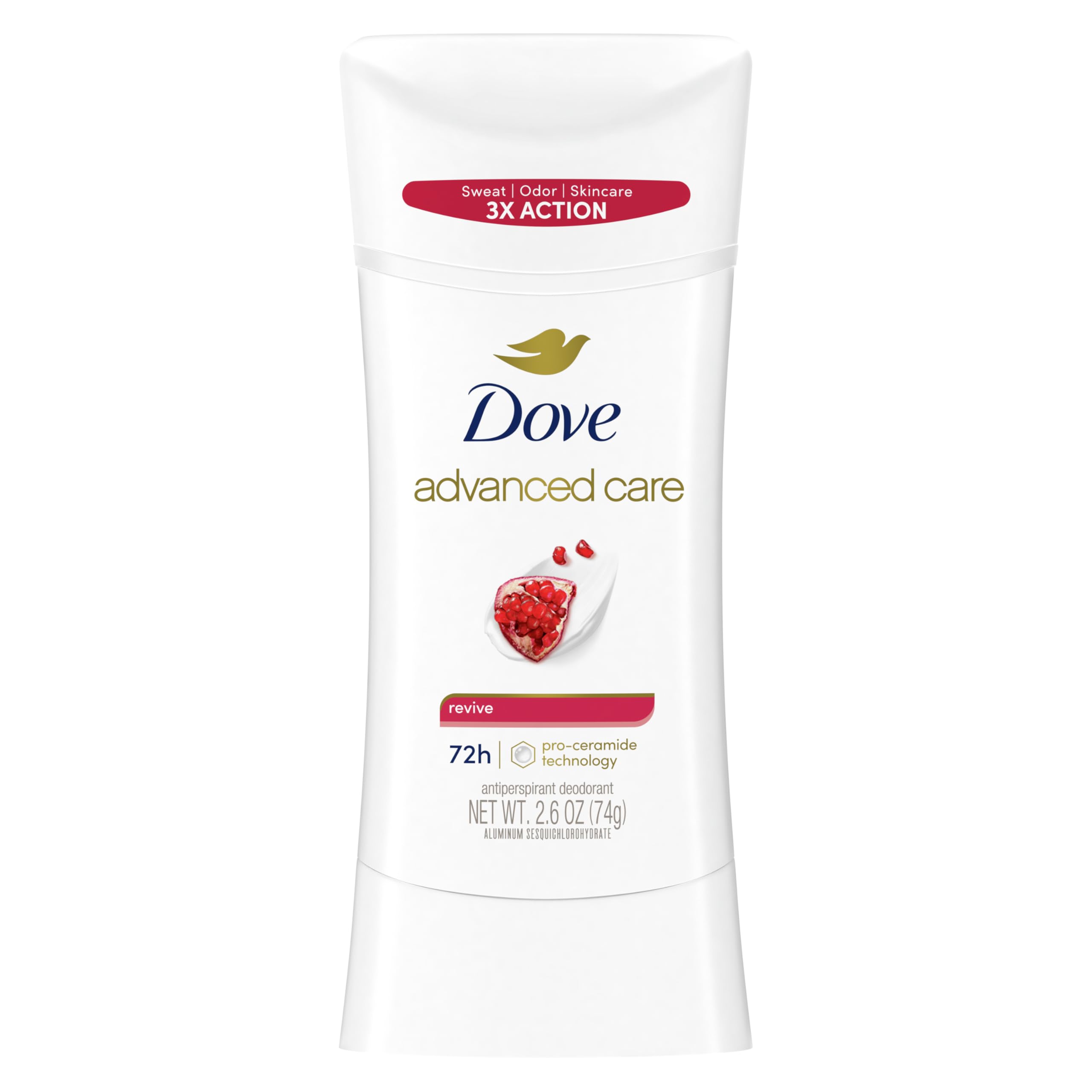 

Dove Advanced Care Antiperspirant Deodorant Revive 74g Product Skin-friendly