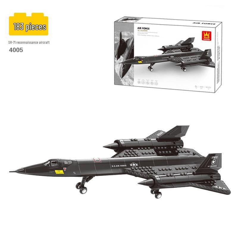 Apache Helicopter Military Model - Wange Blocks 4007 Assembly Toy for Boys