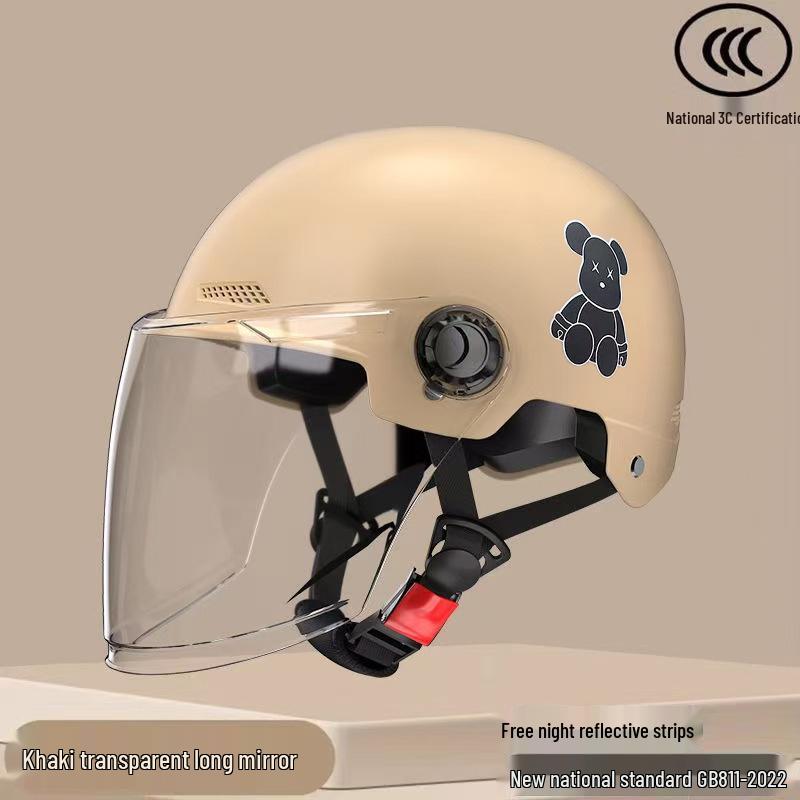 Casco Eléctrico Unisex para Bicicleta y Patinete Certificado 3C, Seguro y Ajustable, Protección Solar, Uso en Todas las Estaciones