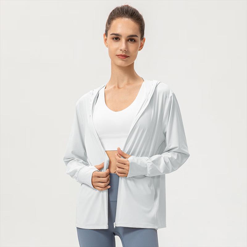 Women's Ice Silk UV Protection Long Sleeve Hoodie
