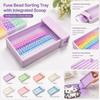 Plastic Fuse Bead Tray Grooved Bead Aligner Tray New Fuse Beads Crafting Tray For DIY Crafting