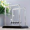 Pendulul lui Newton Clasic Metal Ornament de Birou Sferă Alb Negru Decor de Birou pentru Living Dormitor Studio