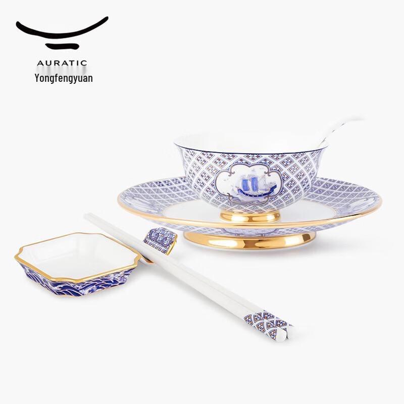 Фарфоровый обеденный сервиз Yongfengyuan Sishing Ping из 6 предметов