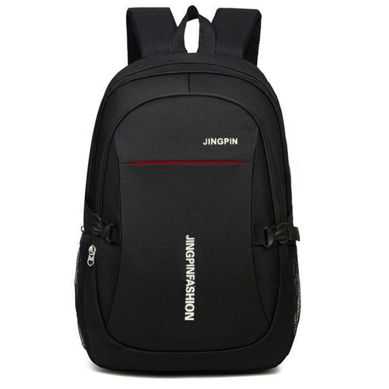 Leisure Schoolbag Women'S Canvas Simple Dual-Shoulder Bag Men'S Korean-Style Backpack Large Capacity Middle School Student Backp