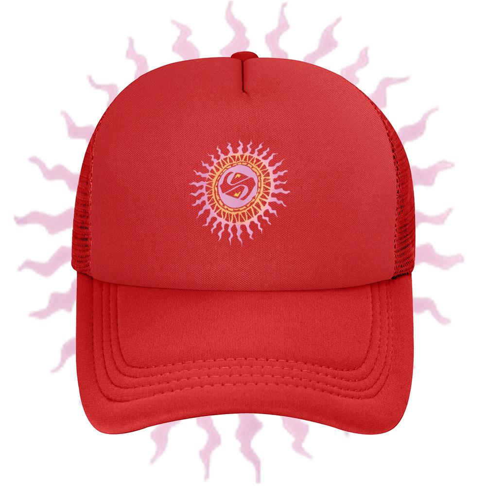 Abstract symbol stylized radiant graphic sun Baseball Cap Anime Graphic Hats Adult Unisex Women Sports Outdoor