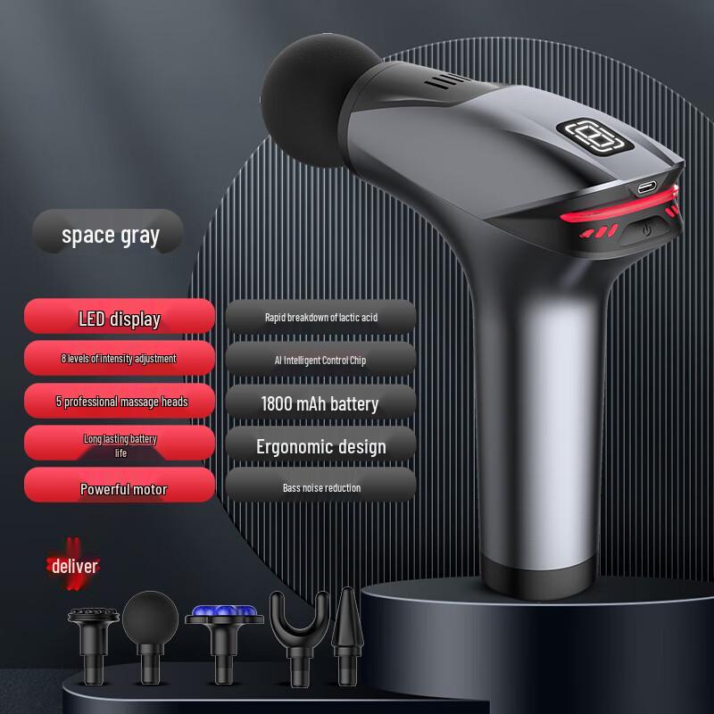 Deep Tissue Massage Gun with Ice Compression CN Plug (adapter Included)