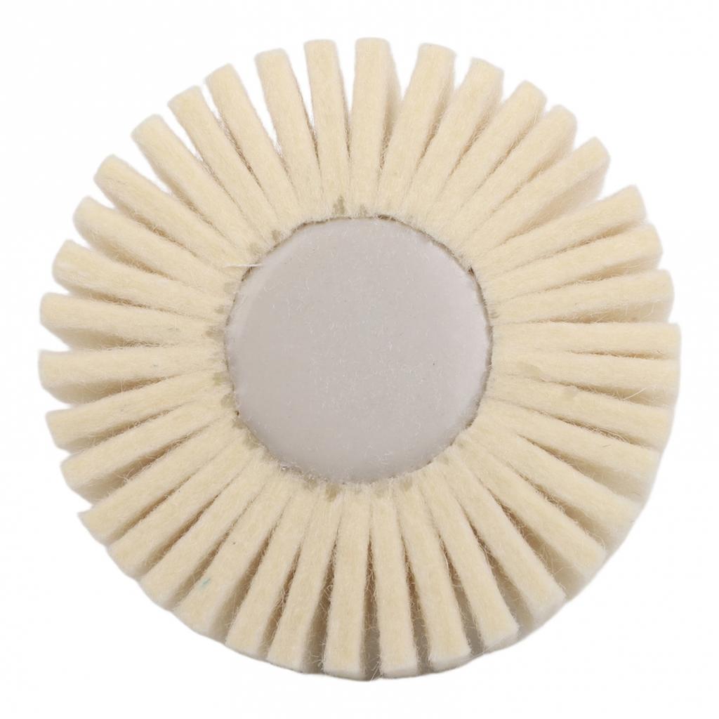 Efficient Polishing Tool 6mm Shank Polishing Head Wool Polishing Wheel