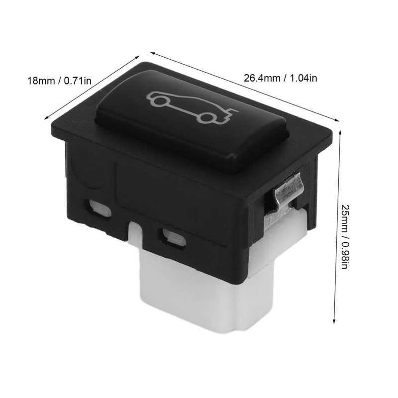 Kofferraum-Entriegelungsschalter 61319200316 Ersatz für BMW 3er E90 E91 E92 E93 F30 F31 F34 GT