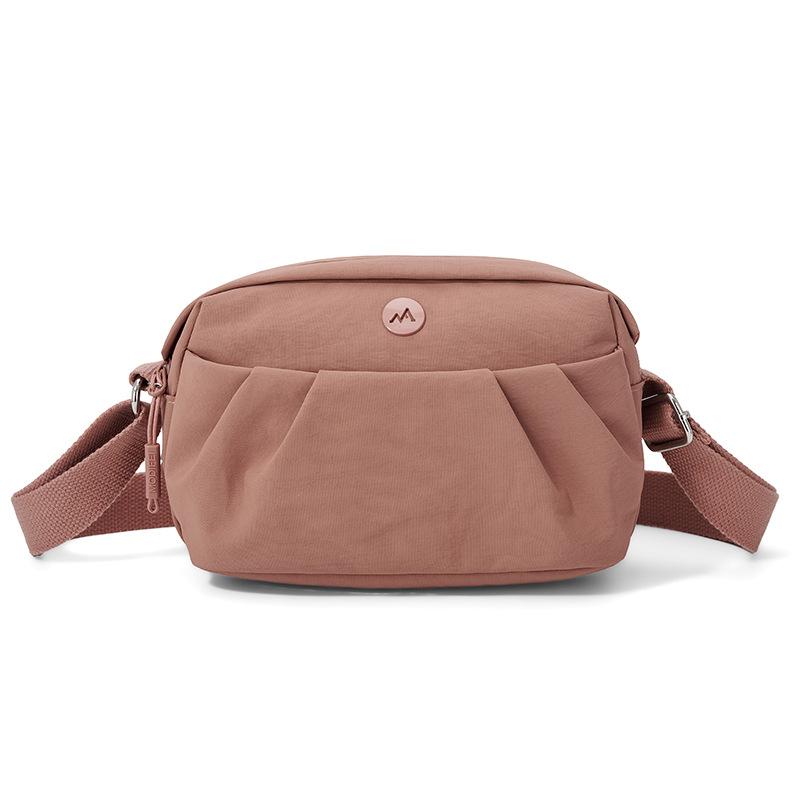 Leichte Nylon-Tasche Damen Schultertasche Crossbody-Tasche Mehrschichtige Handy-Tasche