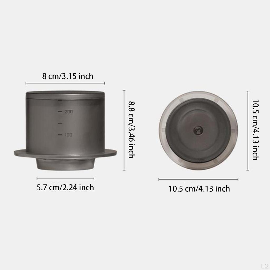 Coffee Filter Cup,Coffee Brew Filter,Coffee Strainer,Pour Over Dripper,Paperless for Indoor