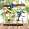 1Pc Cage Bird Parrot Toys Hemp Rope Climbing Ladder Birds Natural Interesting Sewing Toy