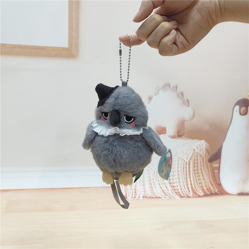 1 Piece Fluffy Pretty Parrot Pigeon Funny Toy Pendant Delicate Cute Mini Magnetic Station Shoulder Pet Bird Plush Toys For Kids