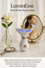 TEWIRROW Masseur anti-rides visage et cou, thérapie photonique LED 3 couleurs, contre le double menton