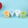 4 Teile/satz Puppenhaus Candy Farbe Mini Becher Japanische Wasser Tasse Szene Requisiten