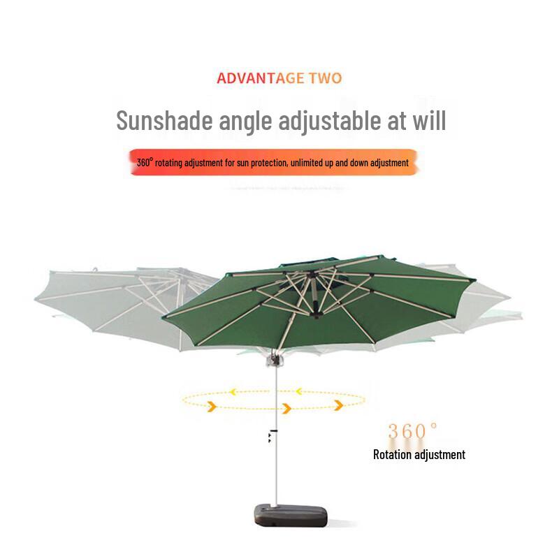 Outdoor Folding Roman Patio Umbrella