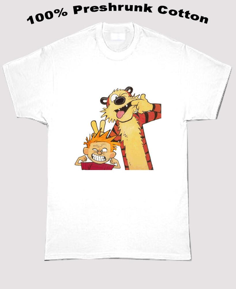 Calvin And Hobbes Tough Dudes T Shirt Mens Womens Tees Top L