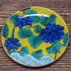 Waza No Kura: Stylish Kutani Ware Plate with a Peony Design, Made In Japan, Perfect As a Birthday Gift