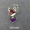 Embroidered Patches On Clothes Punk Patches For Clothing Diy Skull Stripes Stickers Cartoon Patches Appliques Badges