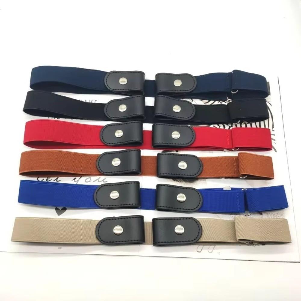 Extensible Elastic Belt for Women Invisible Belt Without Buckle Gifts Lazy Person's Belt