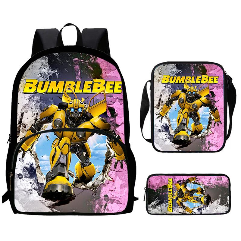 Transformers, Bumblebee Bag High Definition Multi-Function Oxford Lightweight Backpack
