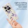 For Xiaomi 15 Ultra Case Purple Butterflies Pattern Printing Straight Edge TPU Phone Back Cover