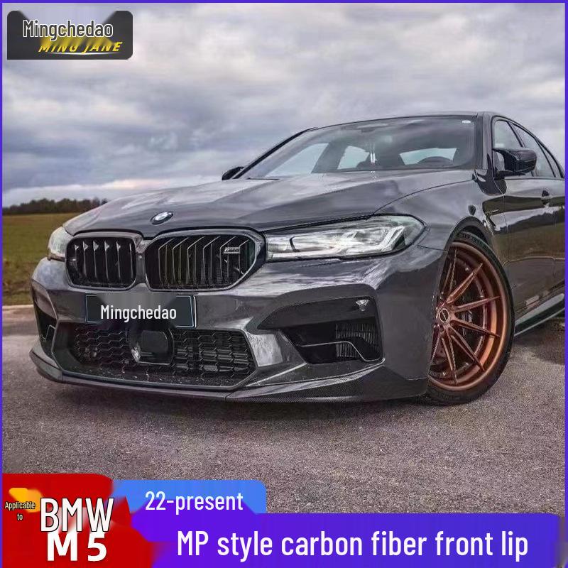 BMW M5 F90 MP Carbon Fiber Front Lip & Shovel Body Kit