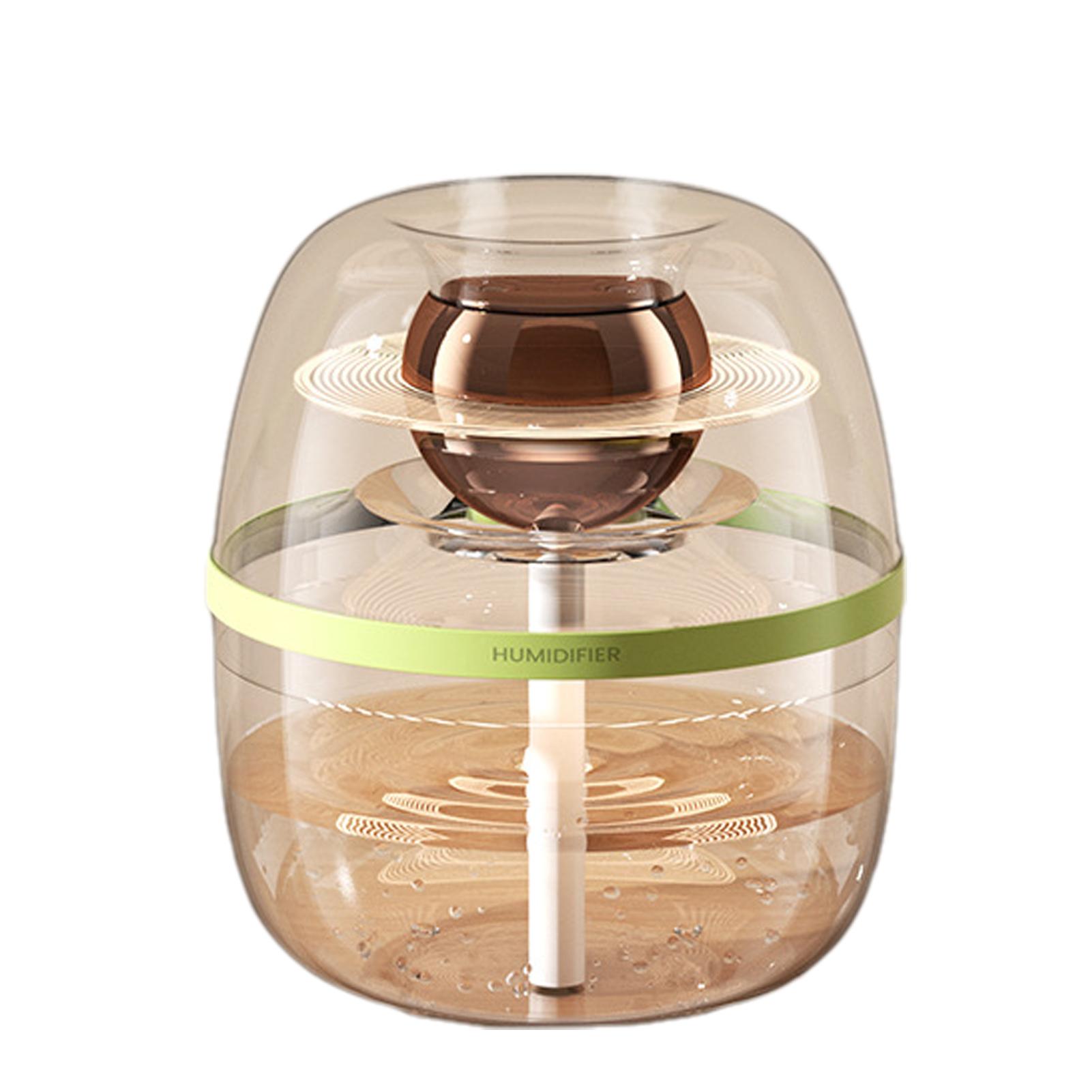 

ABS Увлажнитель воздуха с прозрачным корпусом для легкого контроля уровня воды. Мягкий окружающий свет может успокаивать.